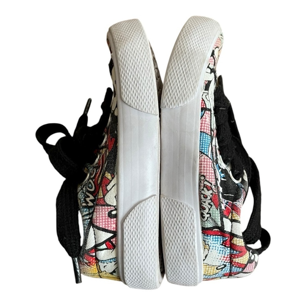 Disney Parks Kids Mickey Mouse & Friends Comic Theme Sneakers Size 5/6 - Picture 4 of 8
